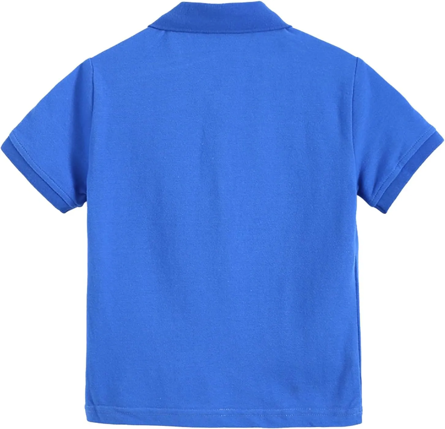Baby Kids Boy Girl Solid Casual Short Sleeve Polo Shirt Pullover Tops Cute Shirts 1-7T