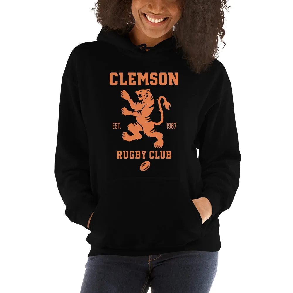 Clemson Rugby Logo Heavy Blend Hoodie