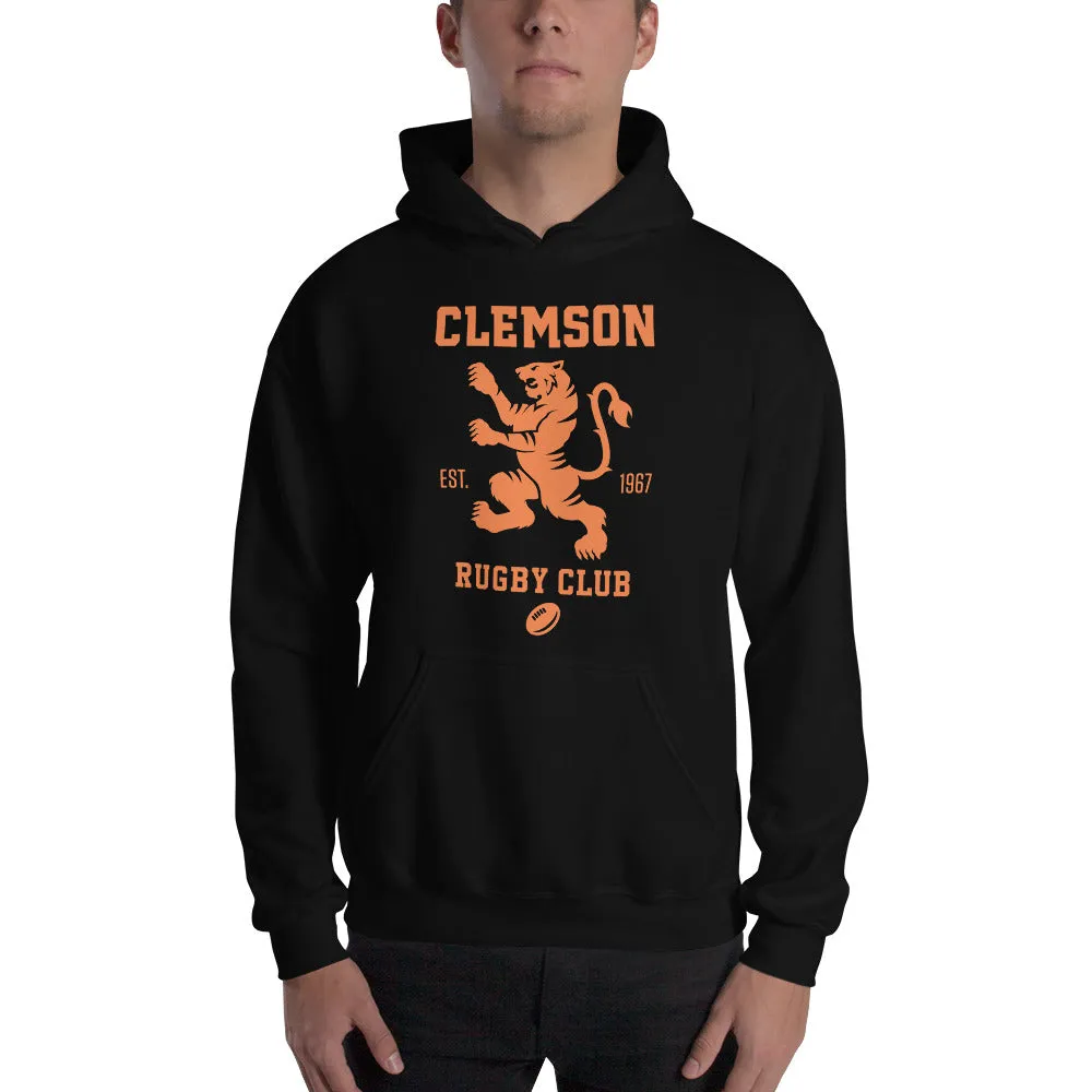 Clemson Rugby Logo Heavy Blend Hoodie