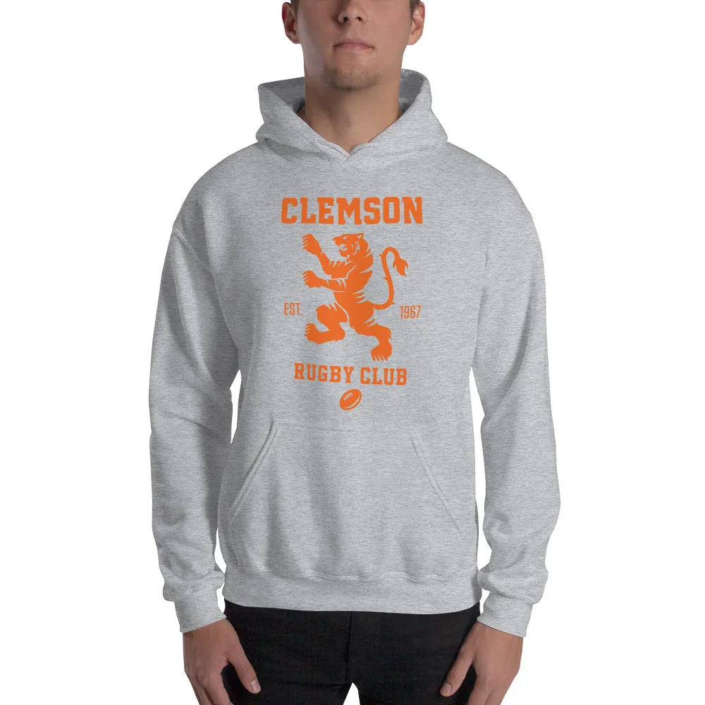 Clemson Rugby Logo Heavy Blend Hoodie
