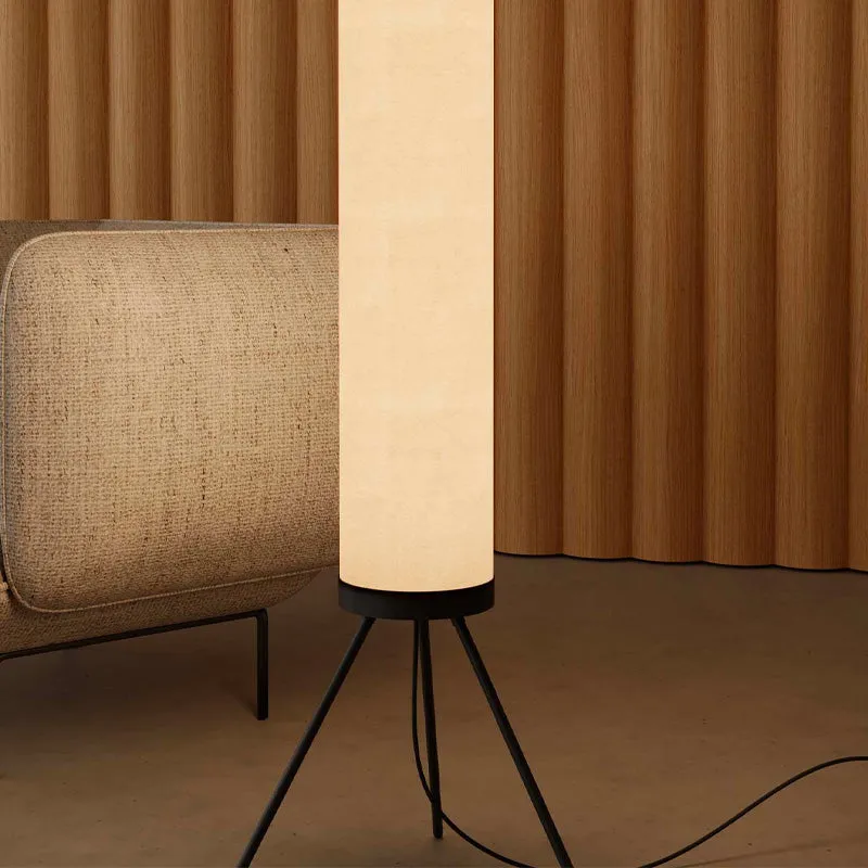 Contemporary Linen Floor Lamp
