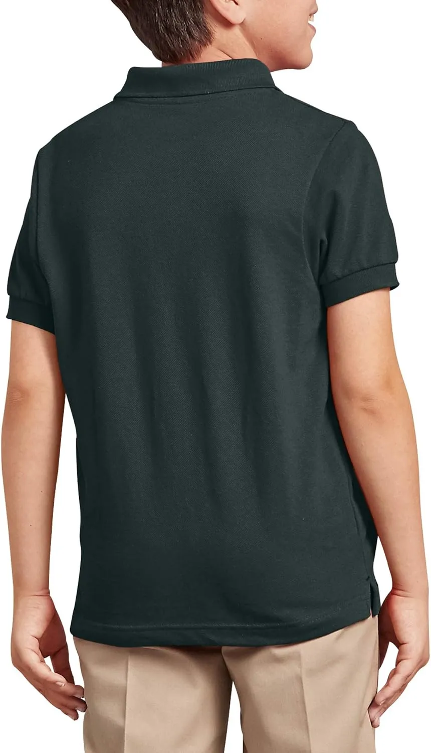 Dickies Boys' Short Sleeve Pique Polo