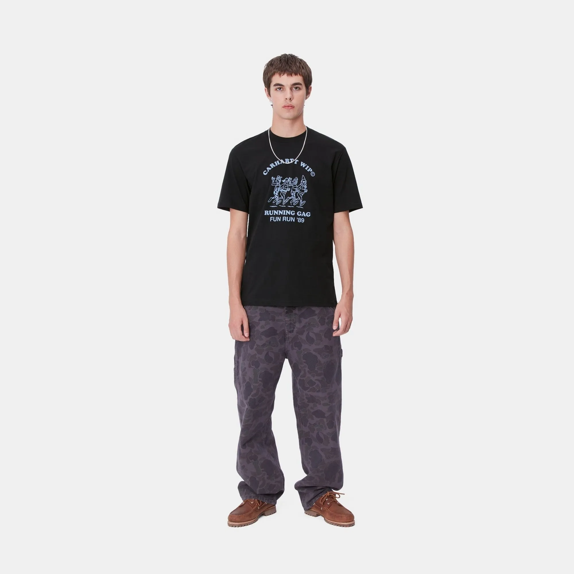 Fun Run T-Shirt | Black / Dusty Ice