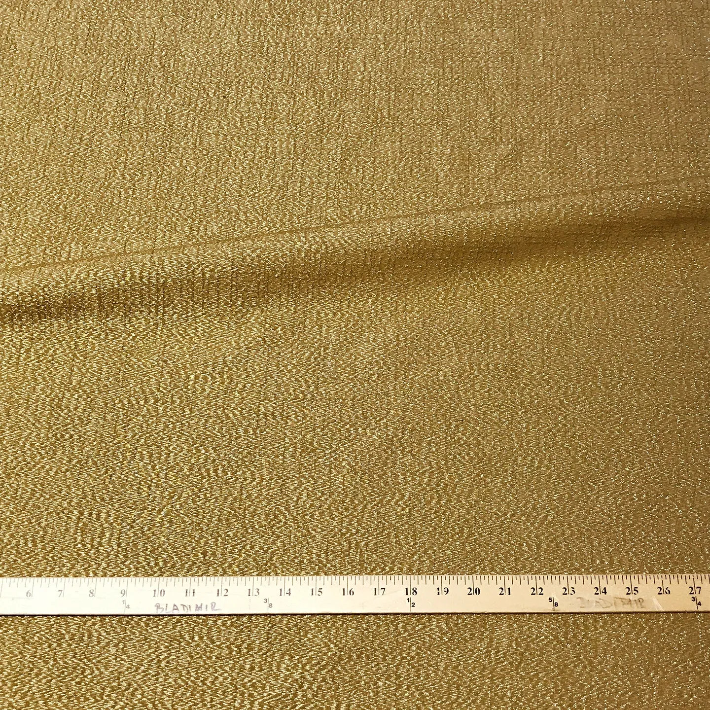 Gold Sparkle Upholstery Fabric