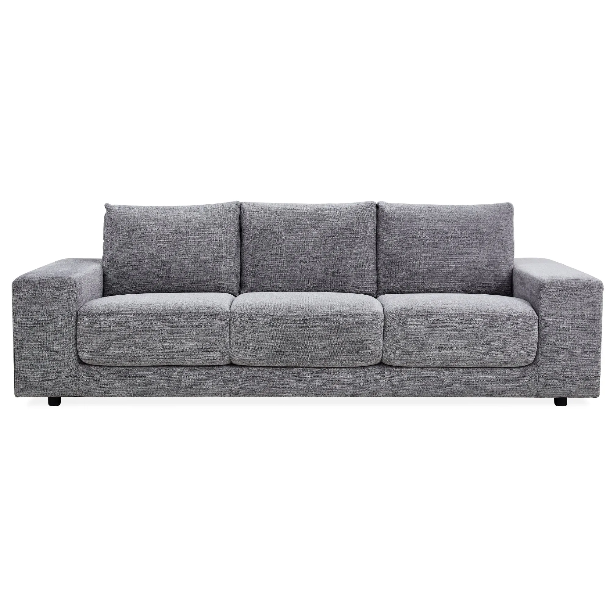 Lightweight Steel Frame Fabric Sofa Set - 4 3 Seater