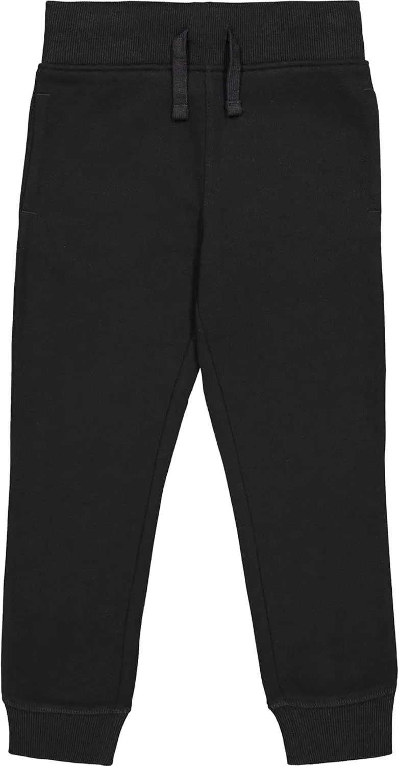 Nautica Boys' Basic Fleece Jogger Sweatpants, Elastic Waistband with Drawstring Closure, Super Soft Cotton-Blend