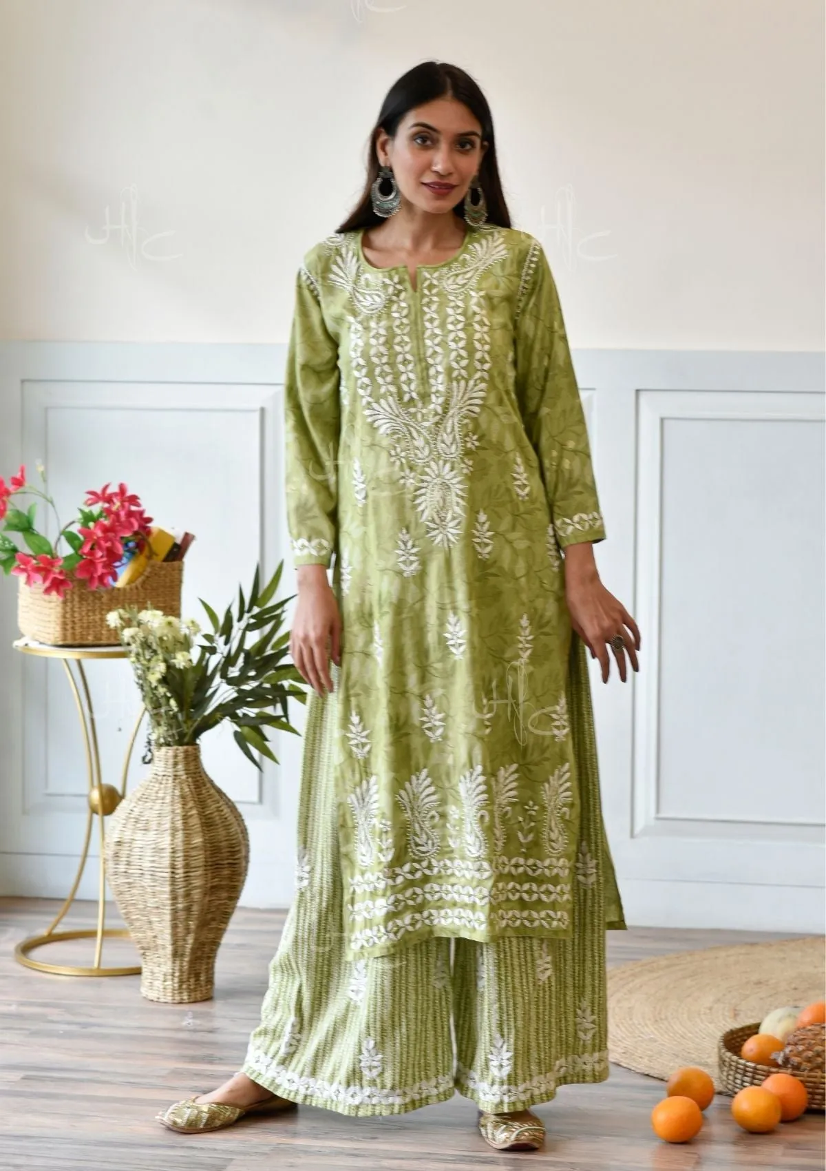 Nima Rayon Straight Kurta Set