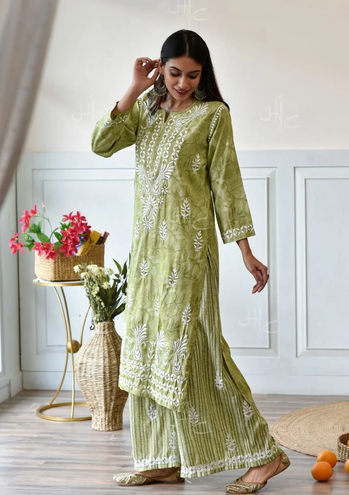 Nima Rayon Straight Kurta Set