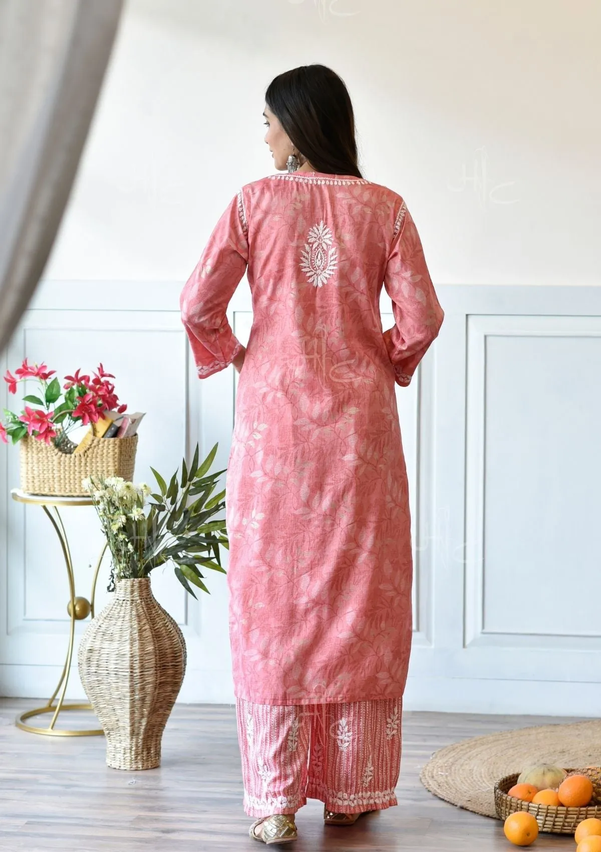 Nima Rayon Straight Kurta Set