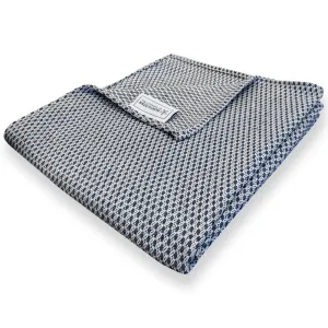 North Star Crepe Throw - Blue