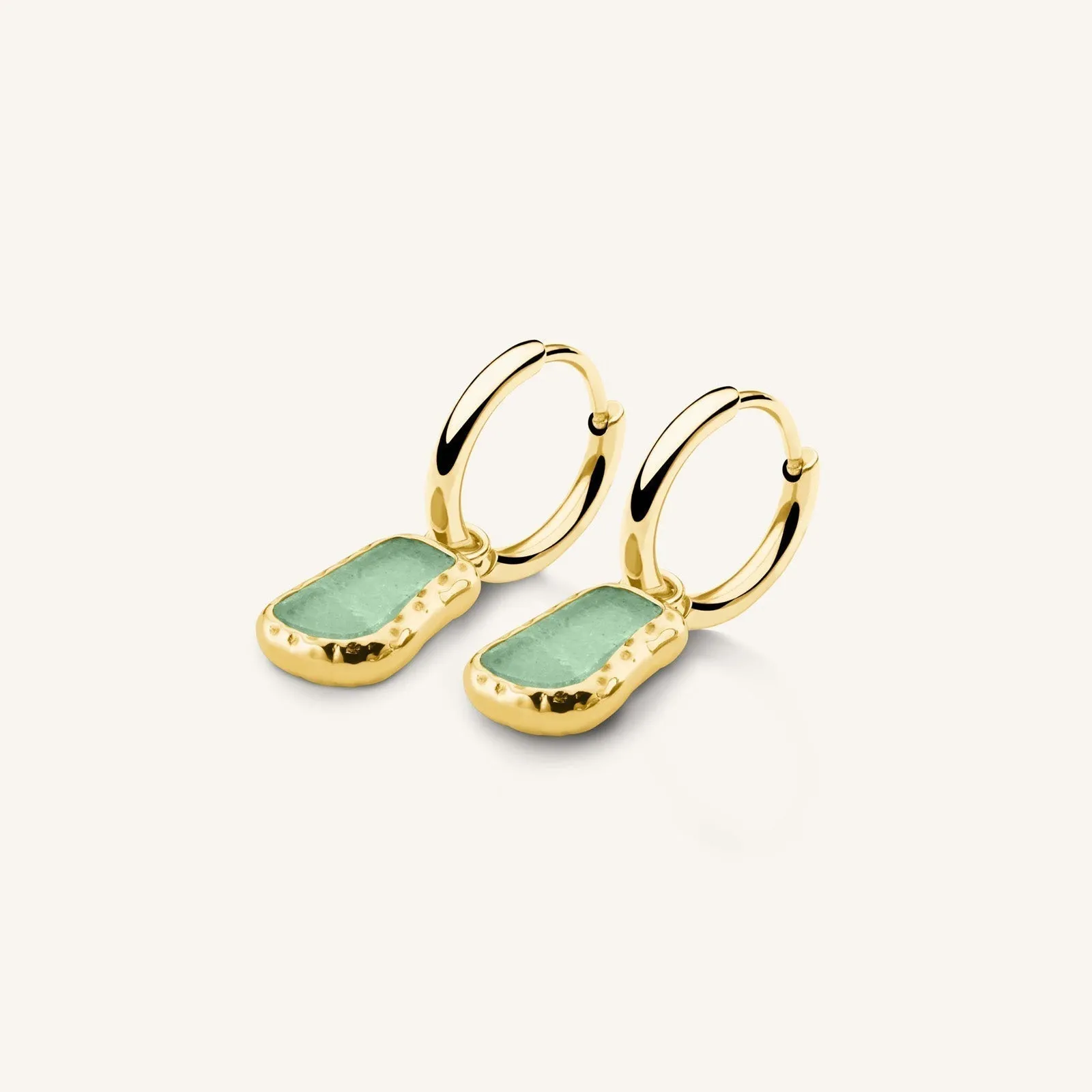 Organic Gemstone Earrings