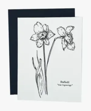 "New Beginnings" Daffodil - Plantable Greeting Card