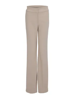 Scuba Crepe High Rise Wide Leg Pants