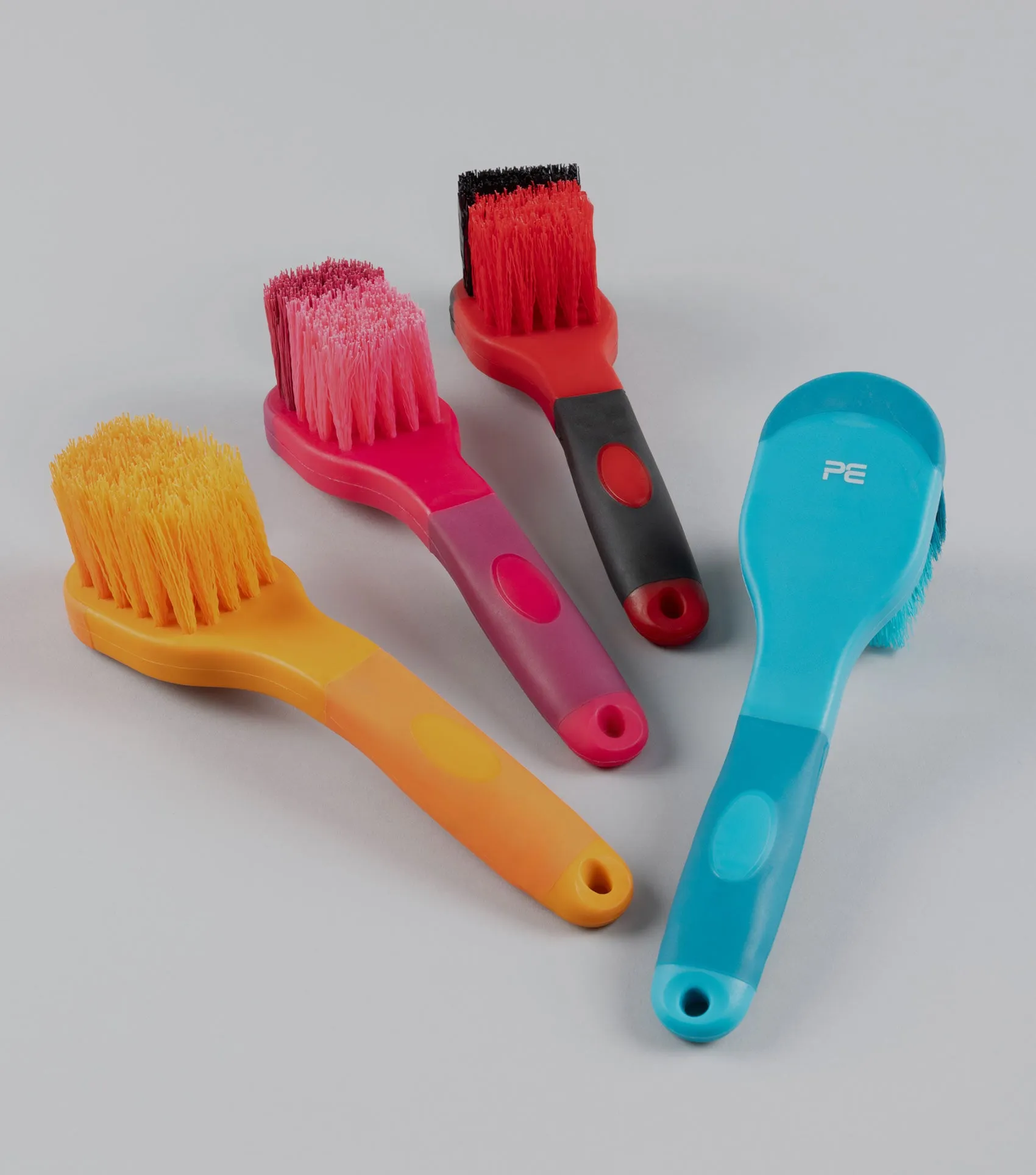 Soft-Touch Bucket Brush Wine & Fuchsia