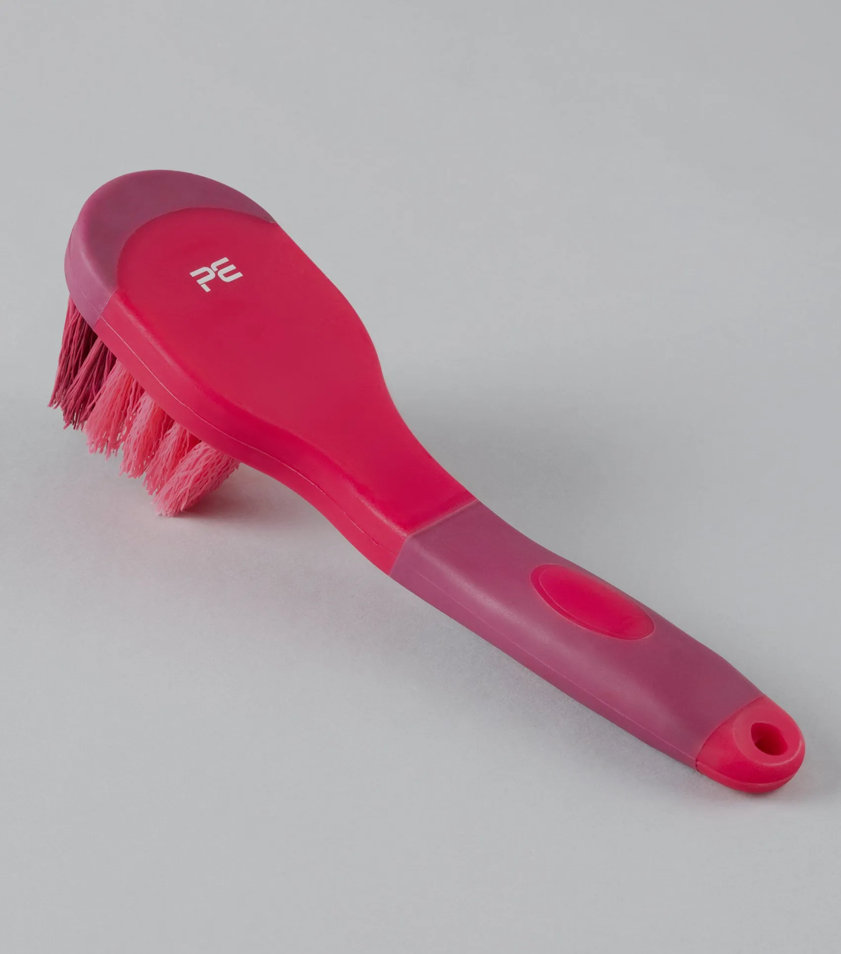 Soft-Touch Bucket Brush Wine & Fuchsia