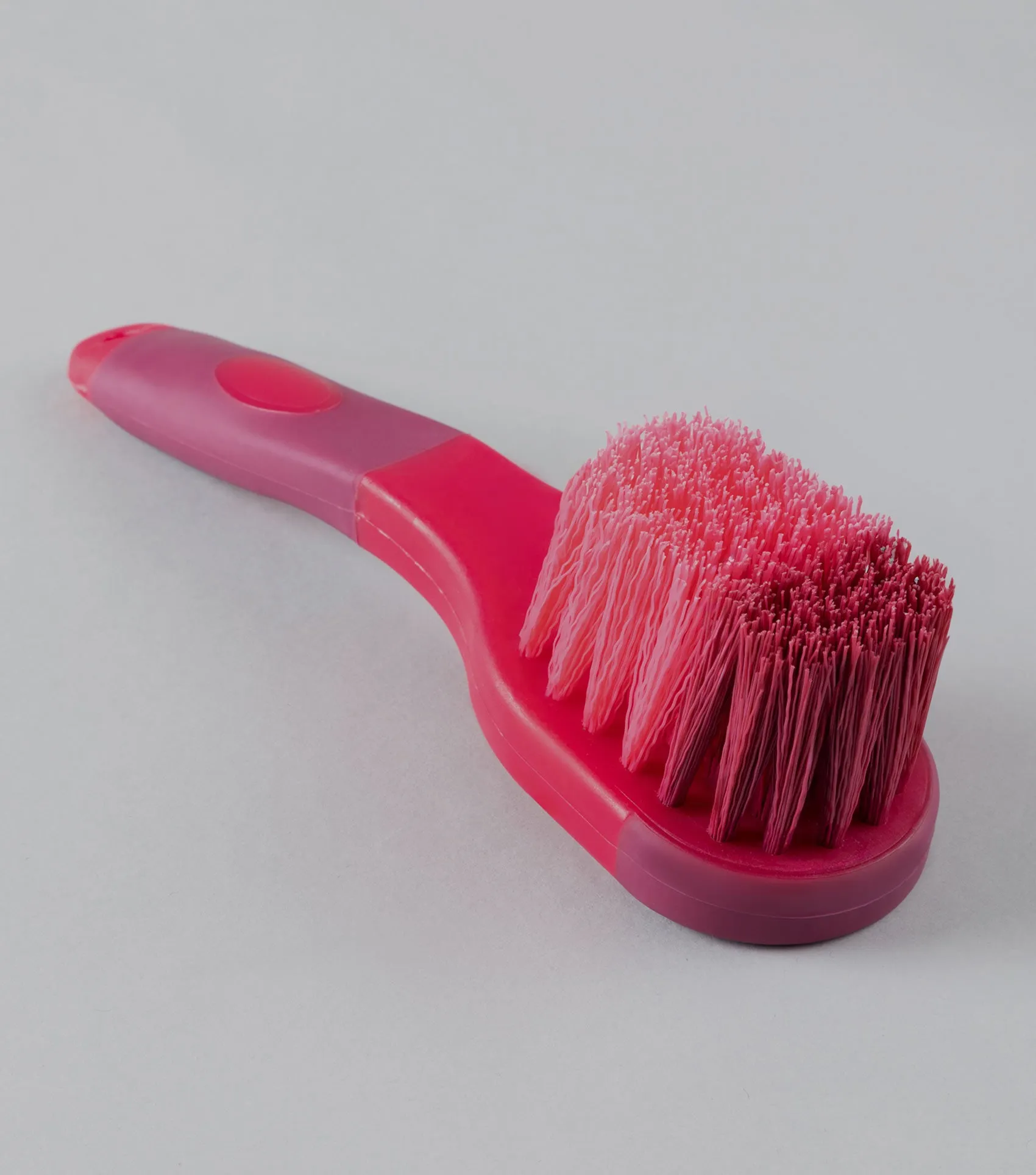 Soft-Touch Bucket Brush Wine & Fuchsia