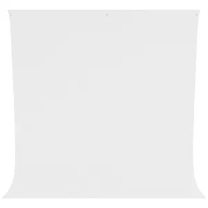 Wrinkle-Resistant Backdrop - High-Key White (9' x 10')